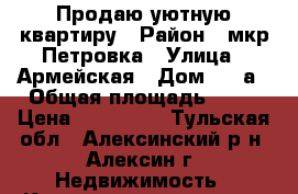 Продаю уютную квартиру › Район ­ мкр.Петровка › Улица ­ Армейская › Дом ­ 12а › Общая площадь ­ 30 › Цена ­ 700 000 - Тульская обл., Алексинский р-н, Алексин г. Недвижимость » Квартиры продажа   . Тульская обл.